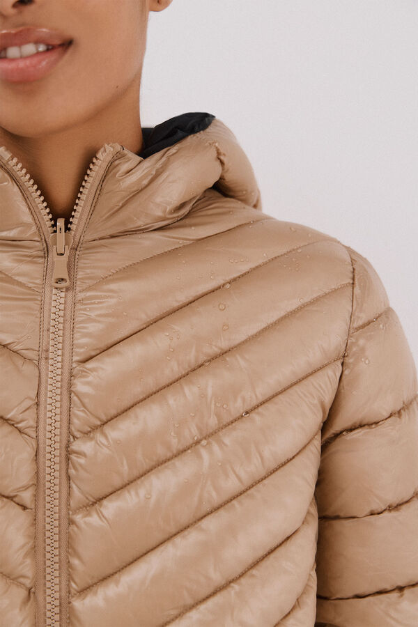 Cortefiel Anoraque revers&iacute;vel thermolite&reg; Tostado