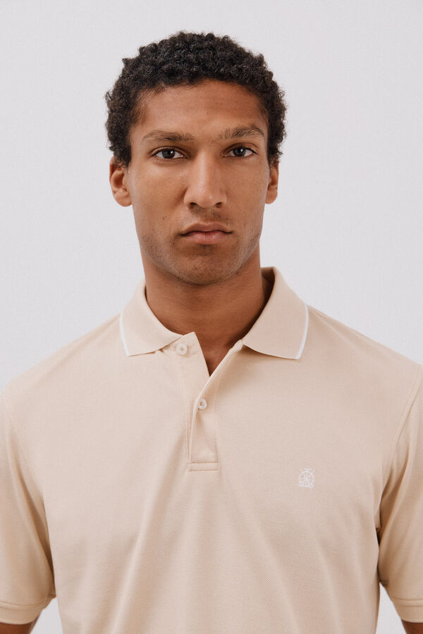 Cortefiel Polo coolmax&reg; Beige