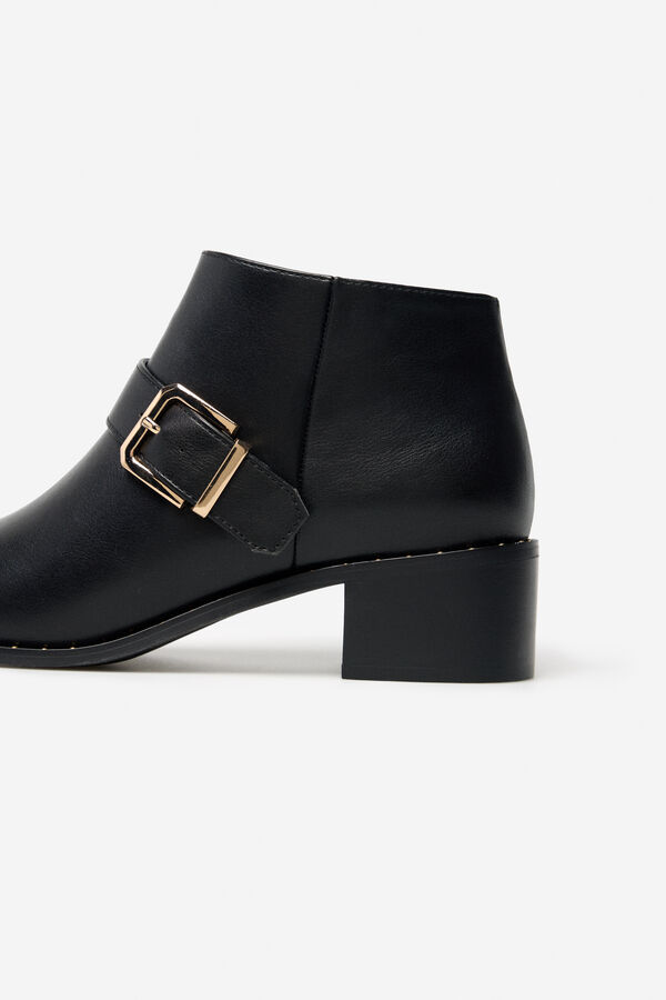 Cortefiel Botins com baixo Preto