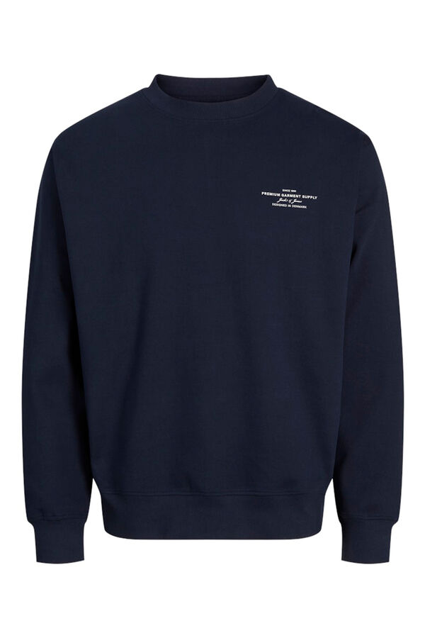 Jack & Jones Sudadera b&aacute;sica estampado Azul marino