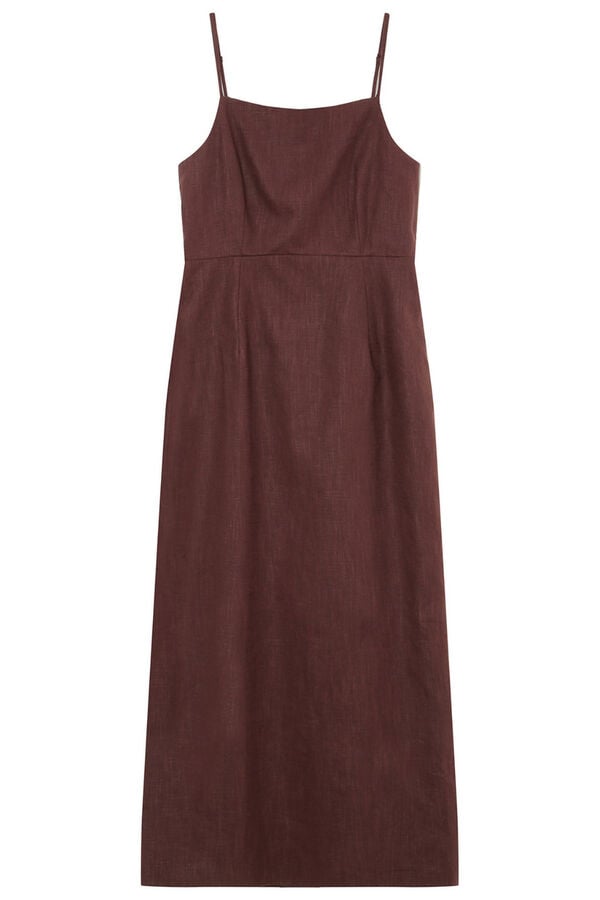 Grace & Mila Vestido midi Veranys Castanho