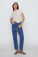 Slowlove Top manga volante Marfil