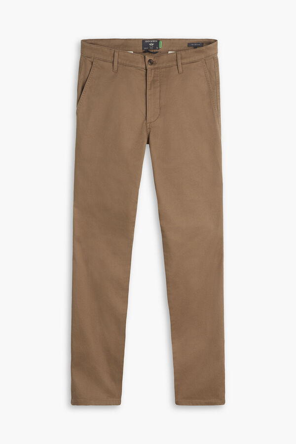 Dockers Cal&ccedil;a Chino Original para homem Skinny Fit Castanho