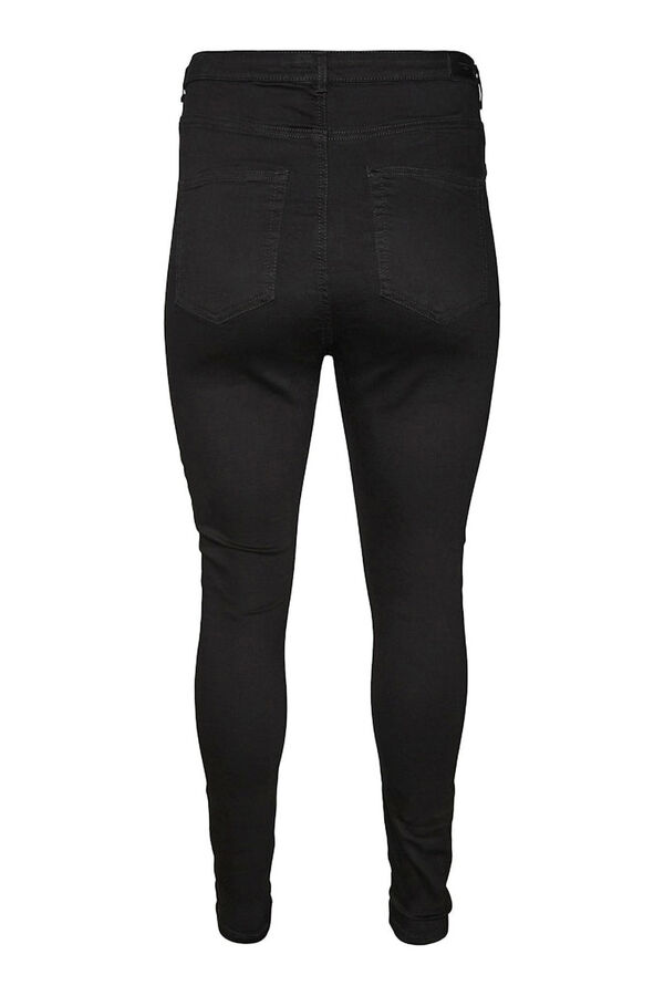 Vero Moda Curve Pantal&oacute;n pitillo talla grande Negro