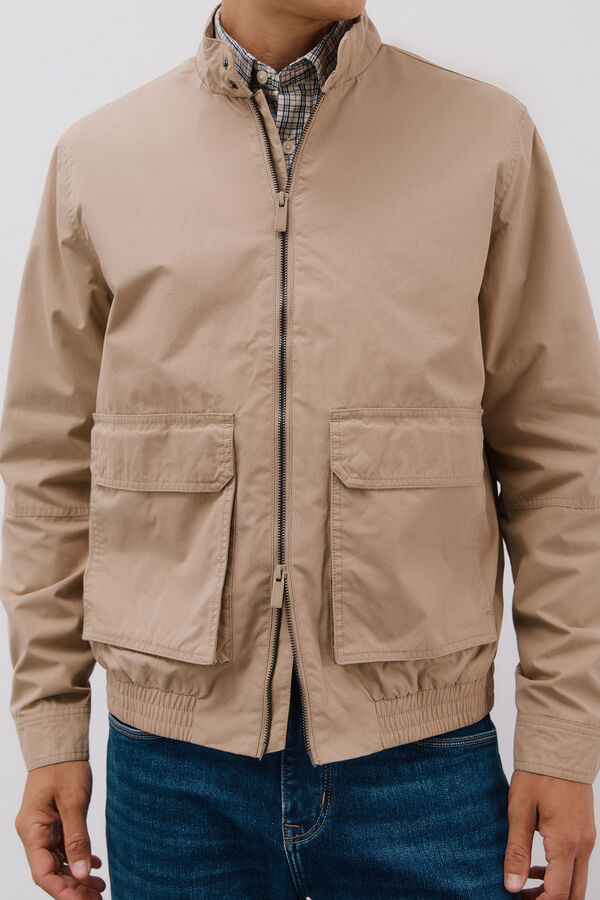 Cortefiel Cazadora ligera casual Beige