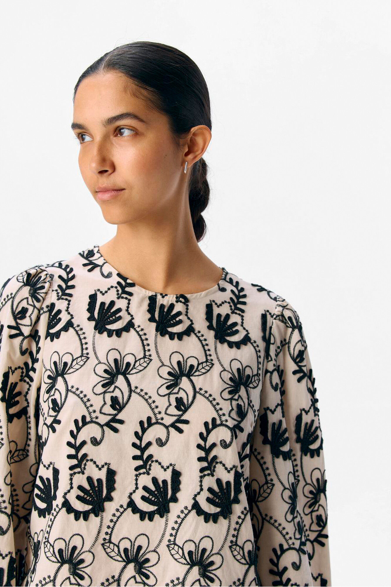 Object Blusa tejido bordado