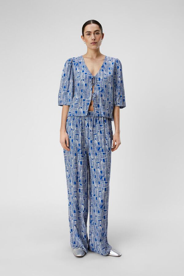 Object Blusa estampada Azul