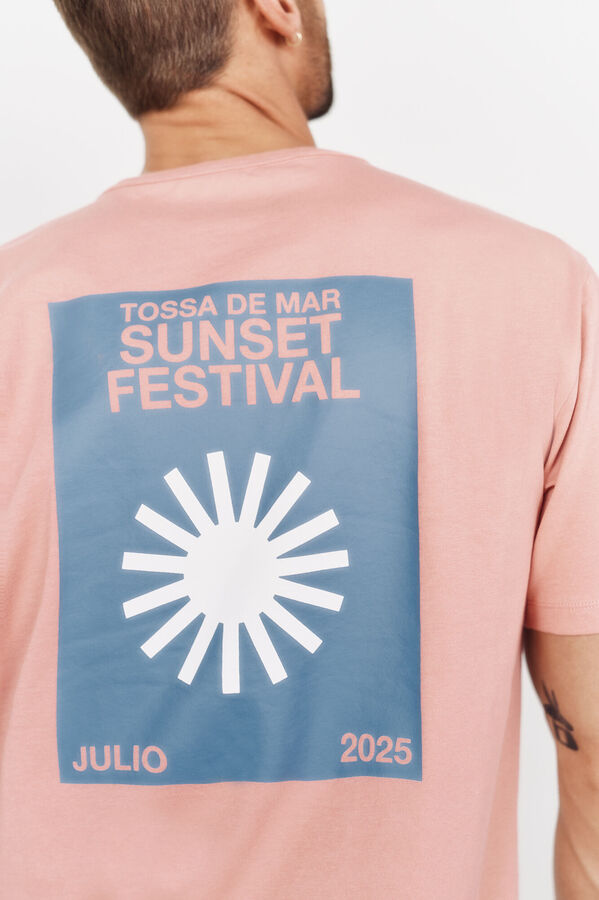 OOTO Camiseta gr&aacute;fica lavada OOTO Vermelho