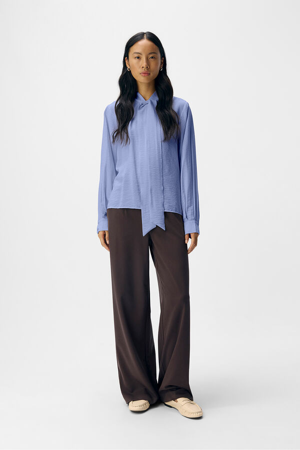 Object Blusa lazo viscosa Azul
