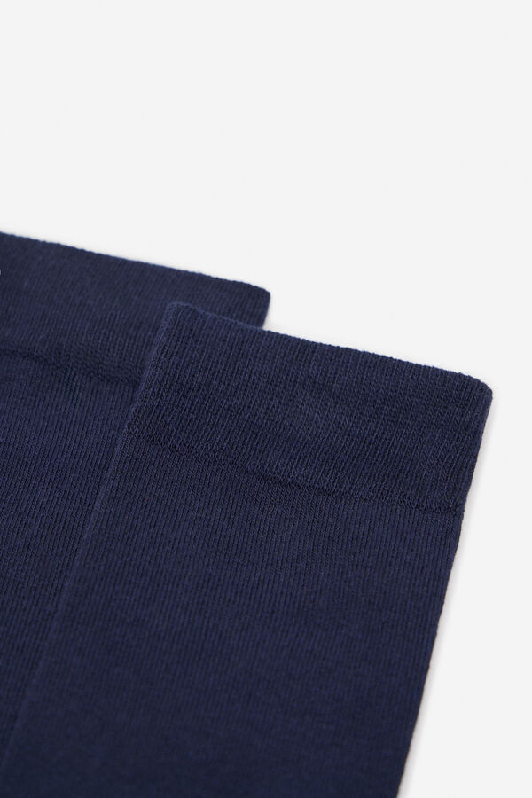 Cortefiel Calcet&iacute;n liso Azul marino