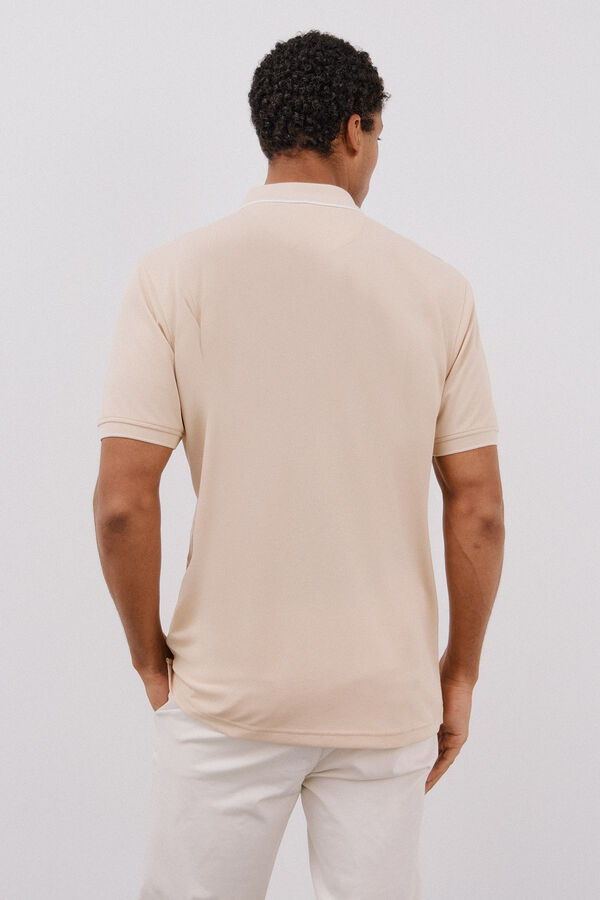 Cortefiel Polo coolmax&reg; Beige
