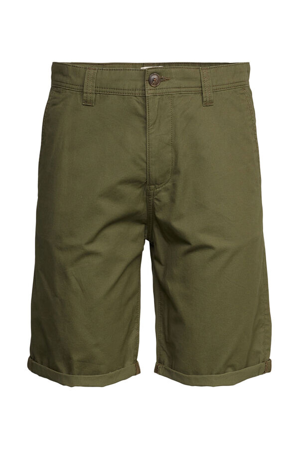 Esprit Chino bermuda 100% algodón sostenible Verde