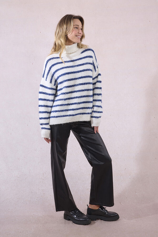 Molly Bracken Jersey de manga larga estampado rayas Multicolor