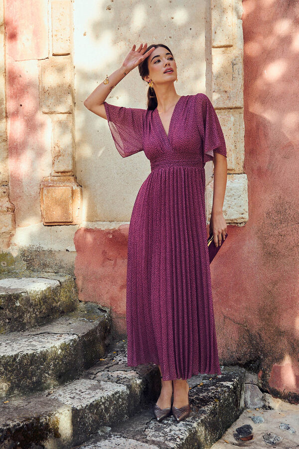 Pol&iacute;n Et Moi Vestido Largo Parina Morado