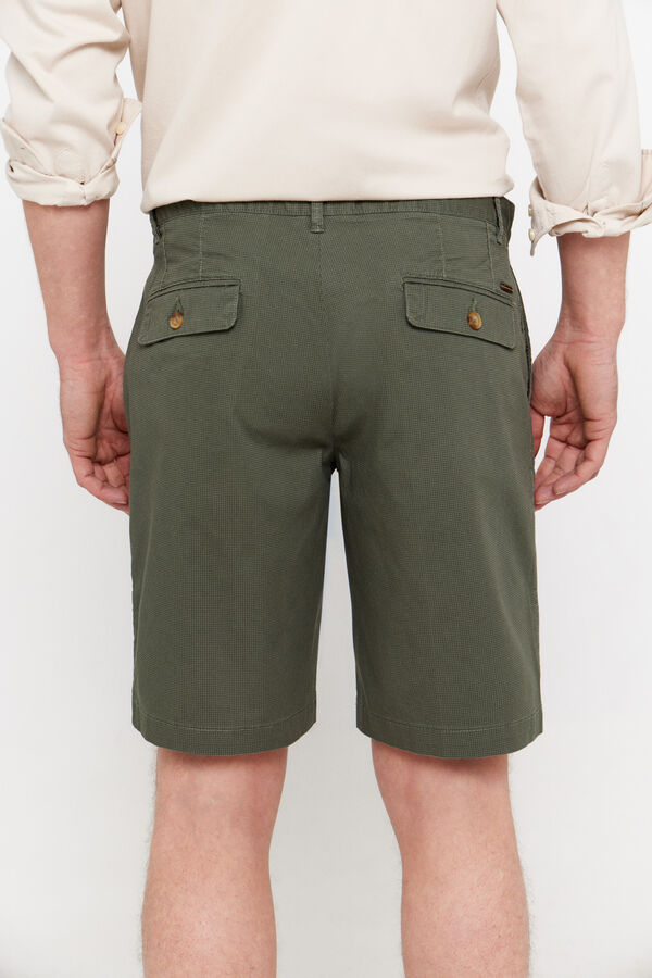 Cortefiel Bermuda chino Verde