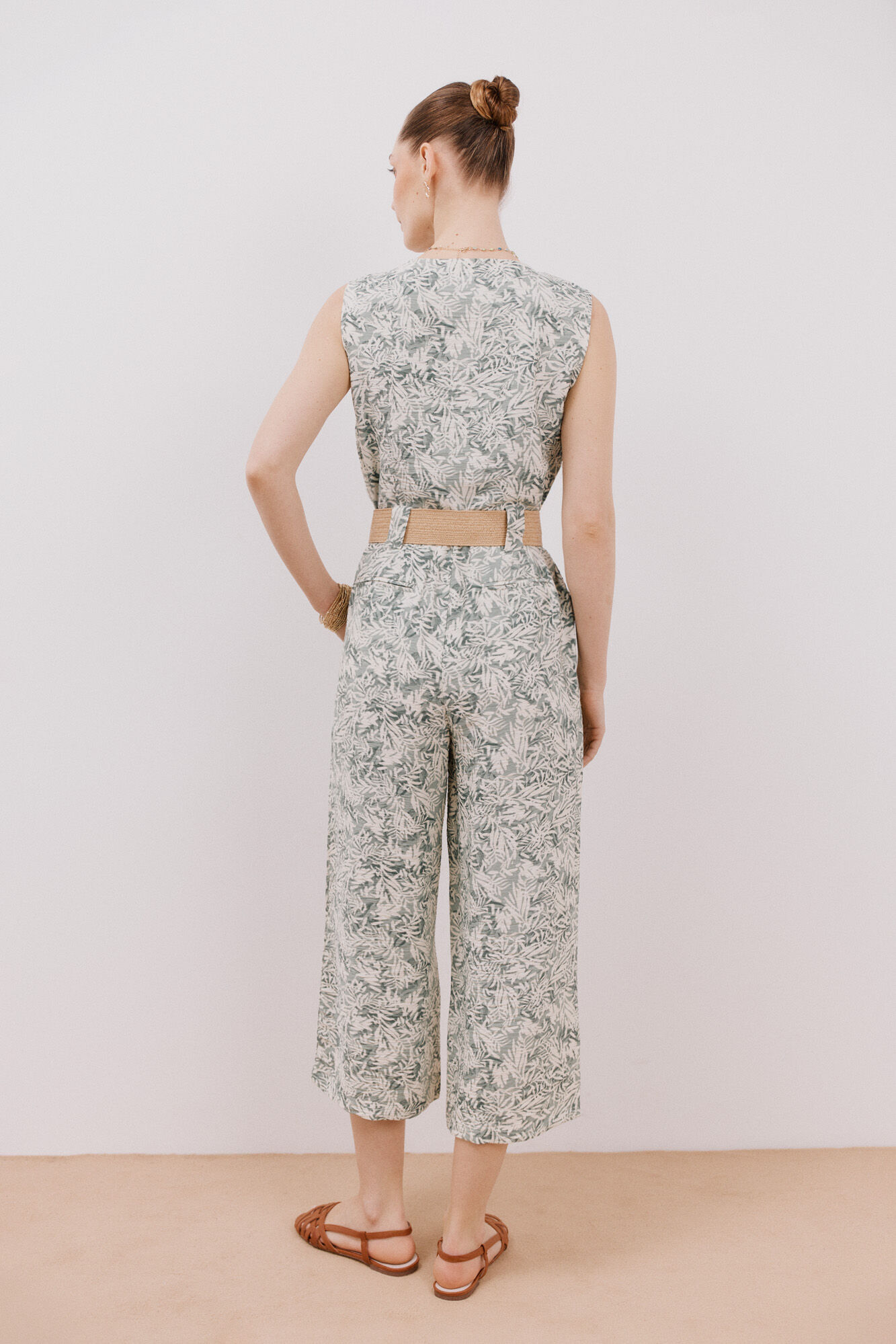 Cortefiel Mono con cintur&oacute;n a contraste