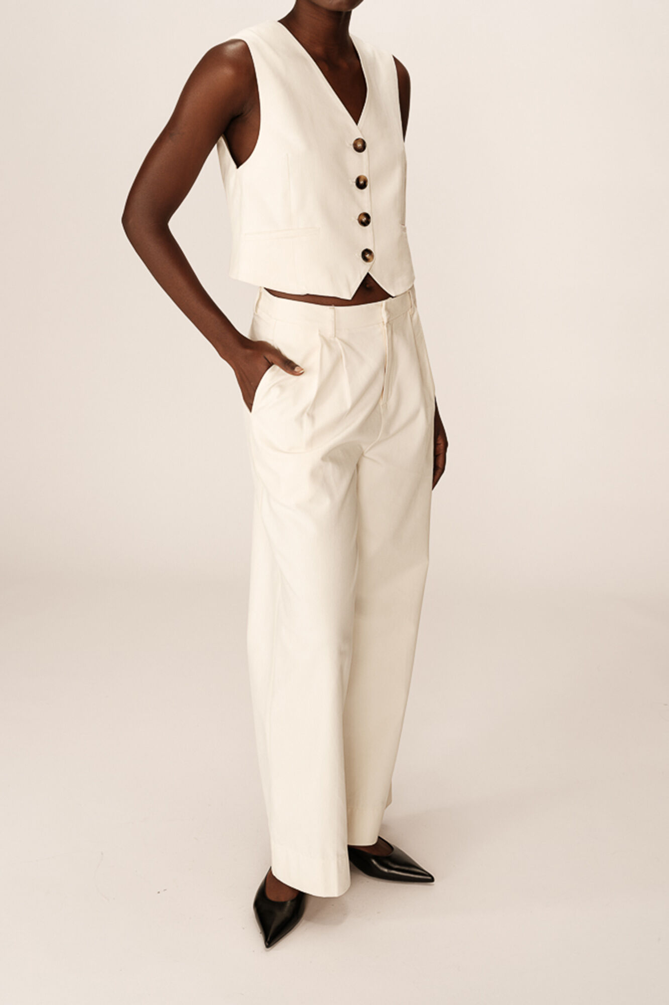 Grace & Mila Pantal&oacute;n de traje ancho