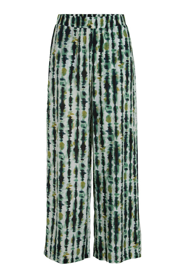 Vila Pantal&oacute;n largo estampado Blanco