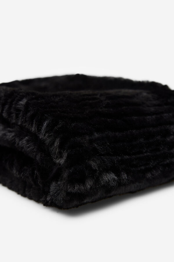 Cortefiel Cuello reversible Negro