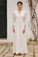 Pol&iacute;n Et Moi Vestido de novia Lirio Blanco