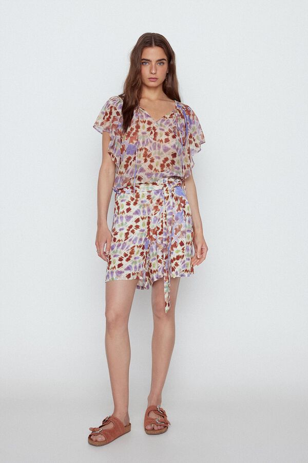 Slowlove Blusa estampada folho Multicolorido