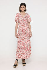 Vero Moda Vestido longo justo Vermelho