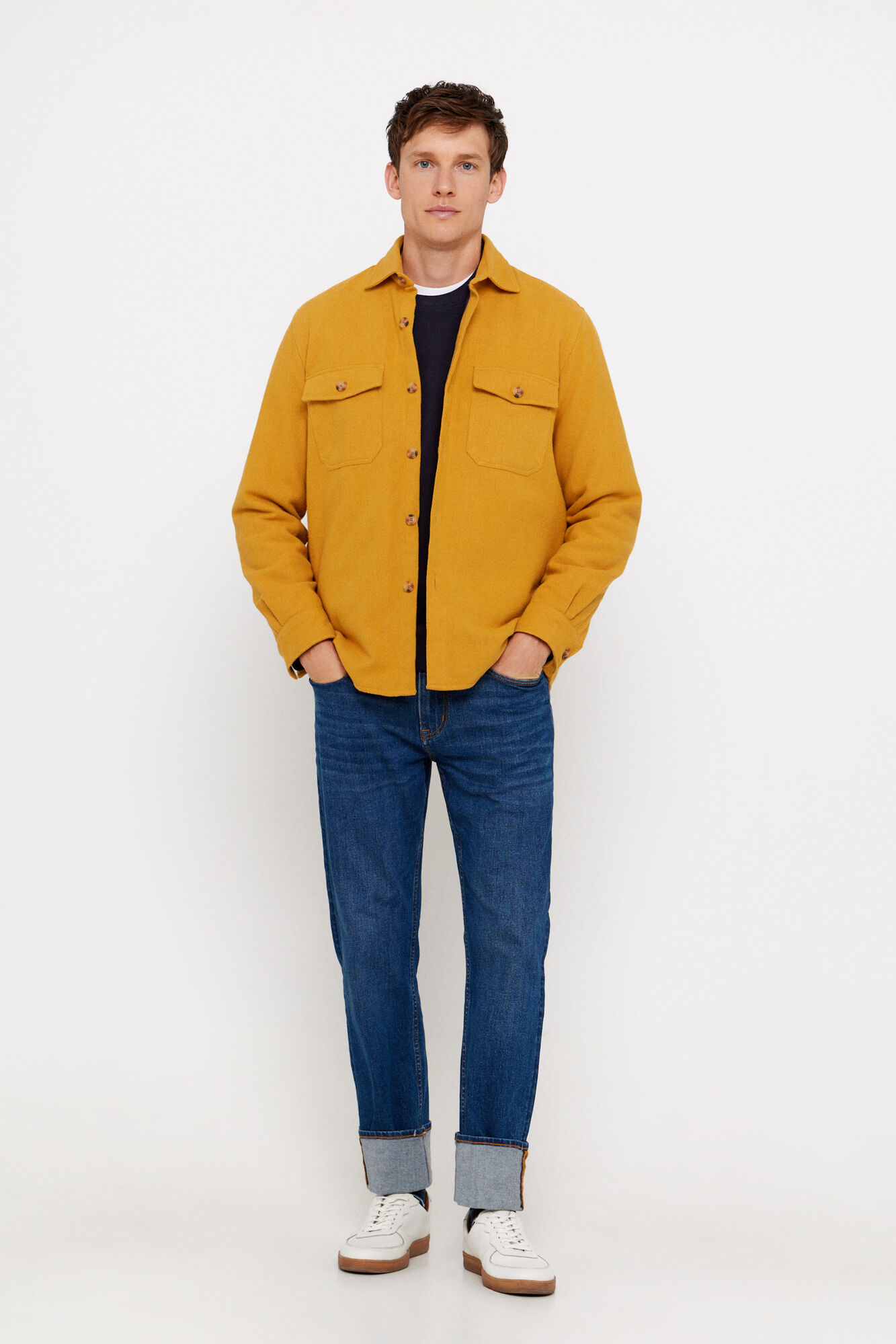 Cortefiel Sobrecamisa acolchoada lisa