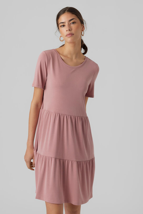 Vero Moda Vestido curto  Roxo