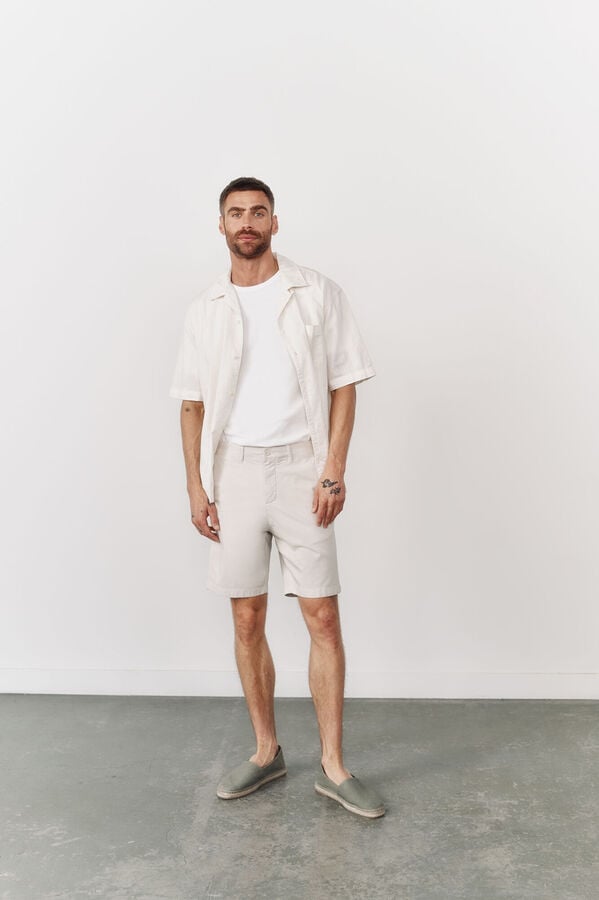 OOTO Bermuda chino Ecru