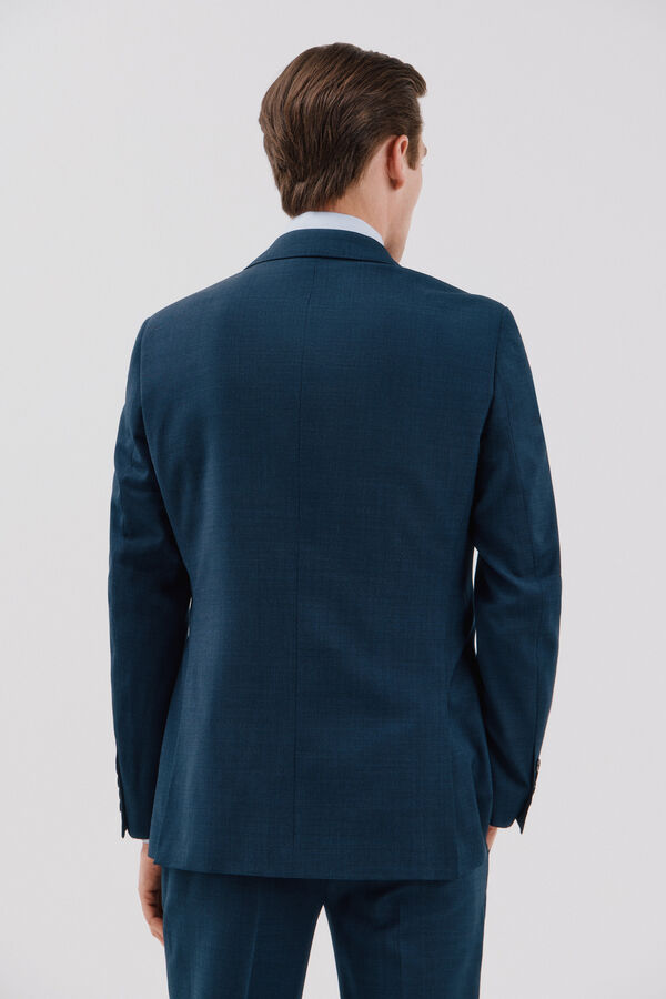 Cortefiel Americana azul slim fit Azul oscuro