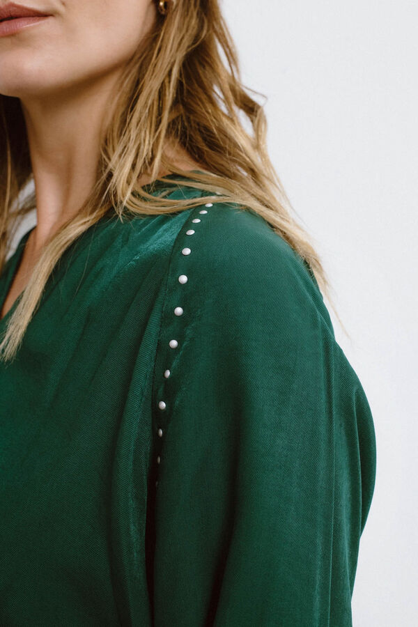Vila Blusa de manga comprida  Verde