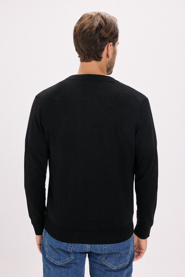 Jack & Jones Cardigan regular fit Negro