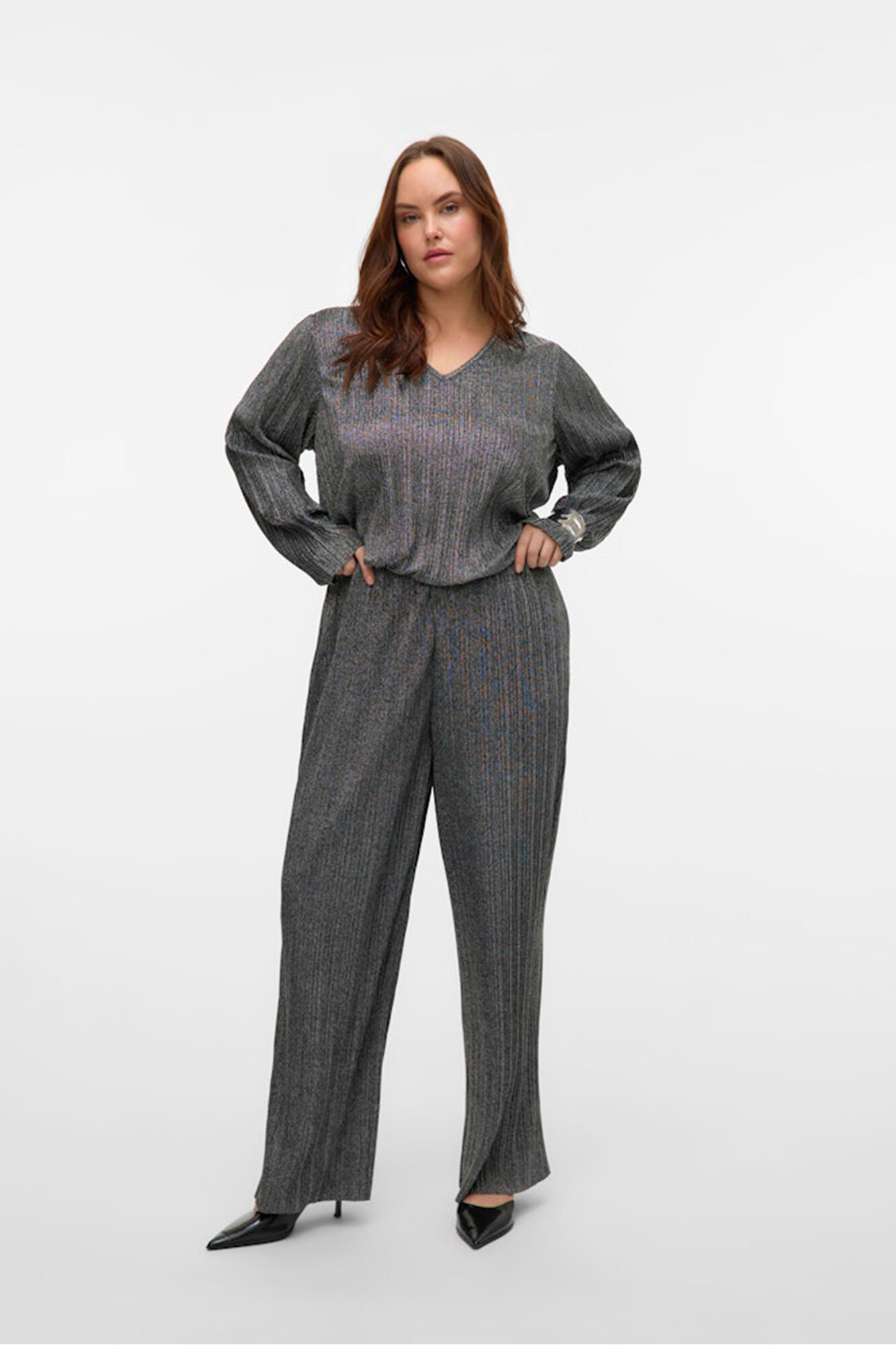 Vero Moda Curve Blusa manga top longa plus size