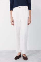 Cortefiel Jeans Easy Fit Blanco