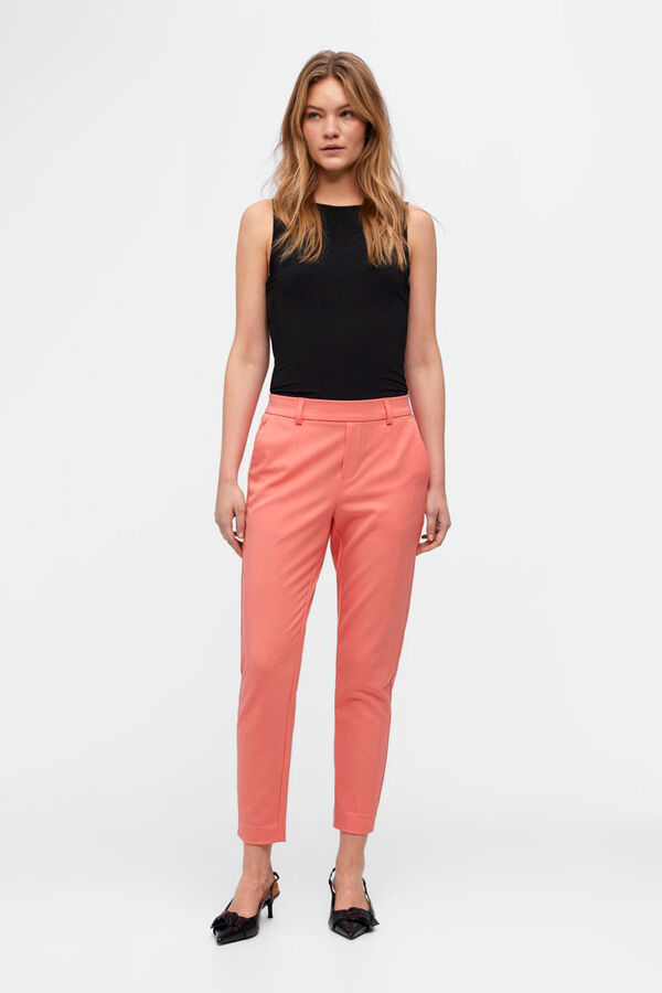 Object Pantal&oacute;n de vestir slim Rojo