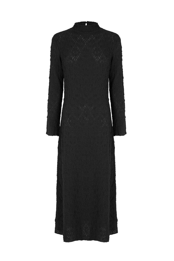 Slowlove Vestido punto estructura Gris