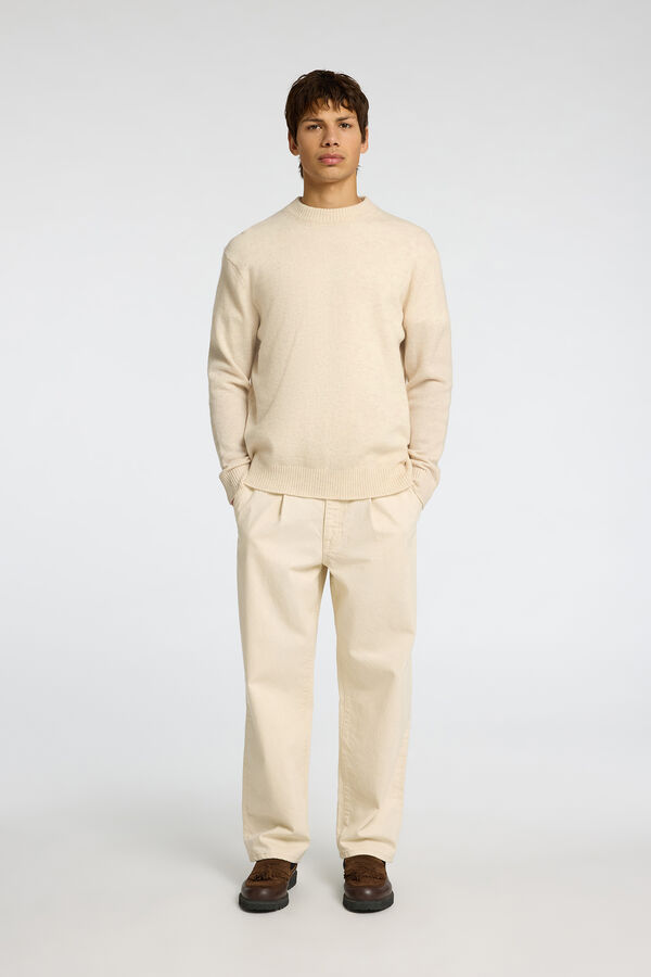 Selected Jersey de punto fino Gris