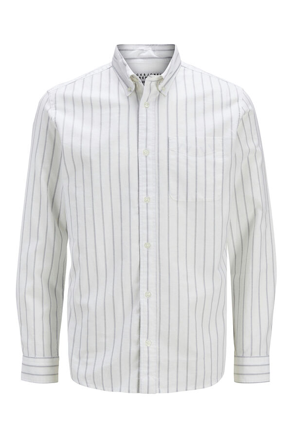 Jack & Jones Camisa oxford slim fit Blanco