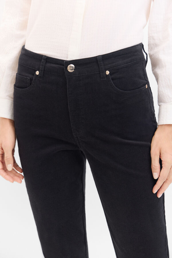 Cortefiel Pantalones Sensational pana Negro