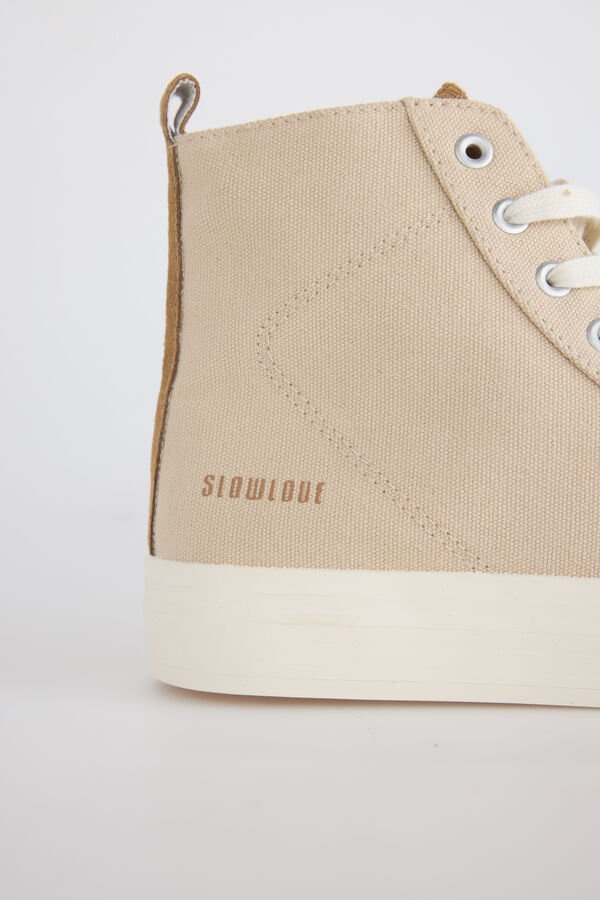 Slowlove desportiva de cano alto Tostado