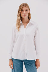 Cortefiel Camisa oxford  Branco