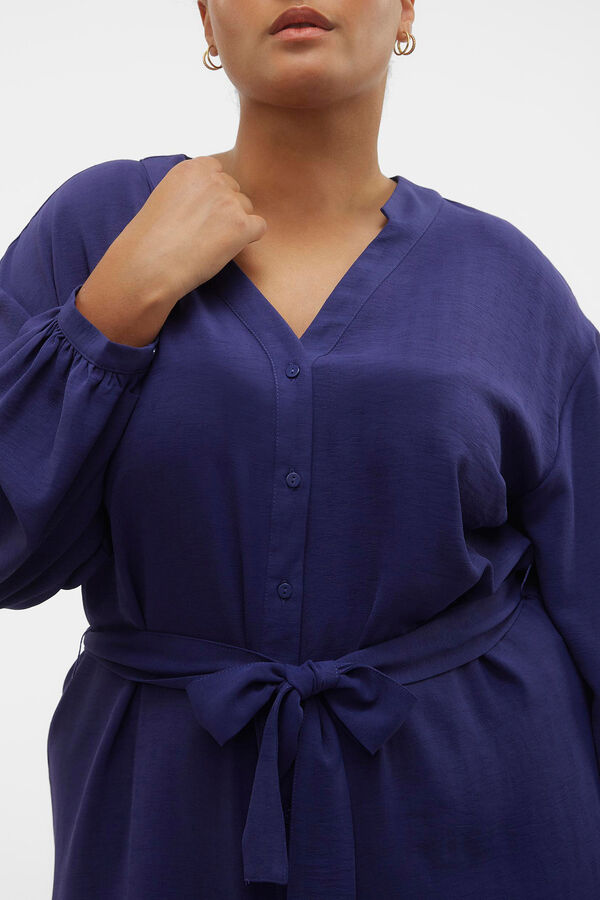 Vero Moda Curve Vestido curto de tamanho grande Azul