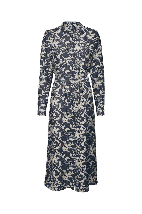 Vero Moda Vestido midi camiseiro Azul