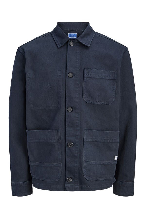 Jack & Jones Sobrecamisa b&aacute;sica manga comprida Azul
