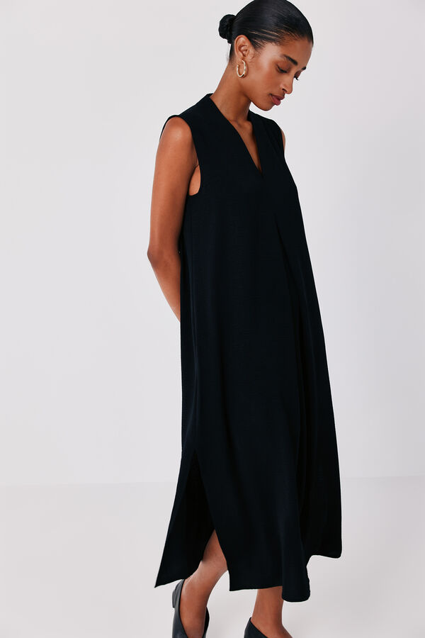 Cortefiel Vestido t&uacute;nica Negro