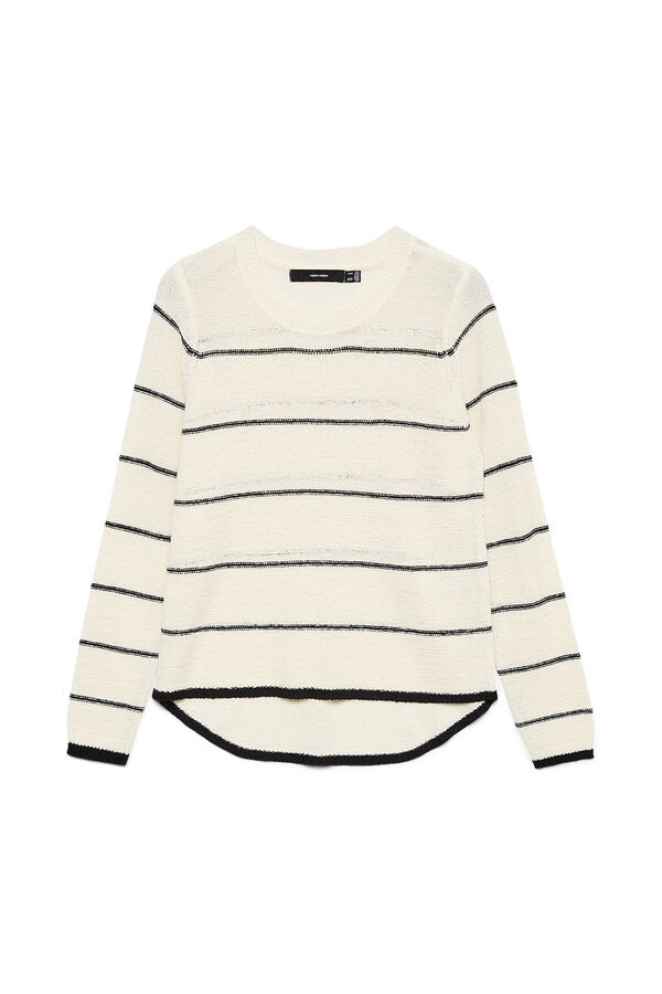Vero Moda Camisola gola redonda em malha Impress&atilde;o