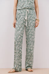 Cortefiel Cal&ccedil;as de malha estampadas Verde