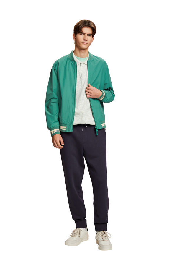 Esprit Polo rayas regular fit con viscosa Estampado blanco