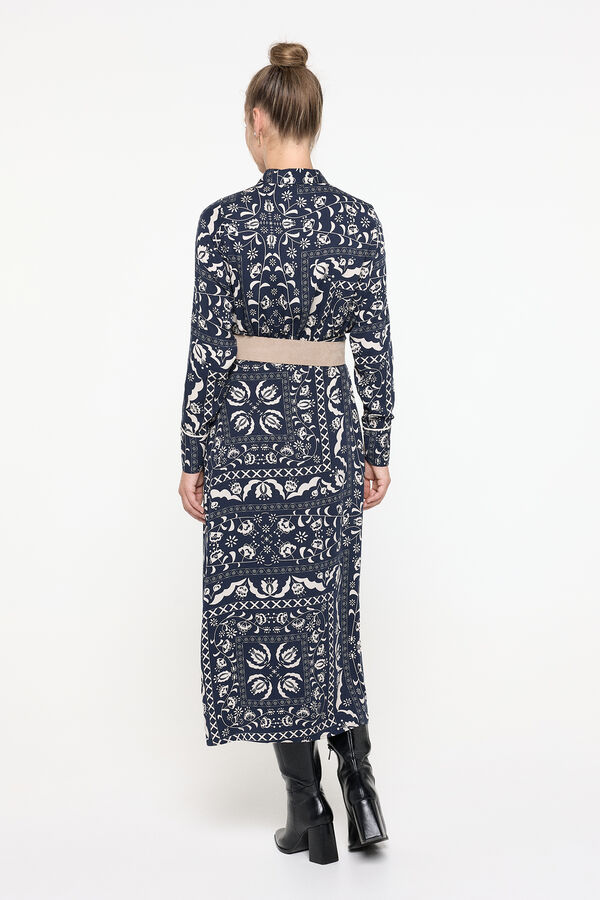 Vero Moda Vestido midi camiseiro  Azul