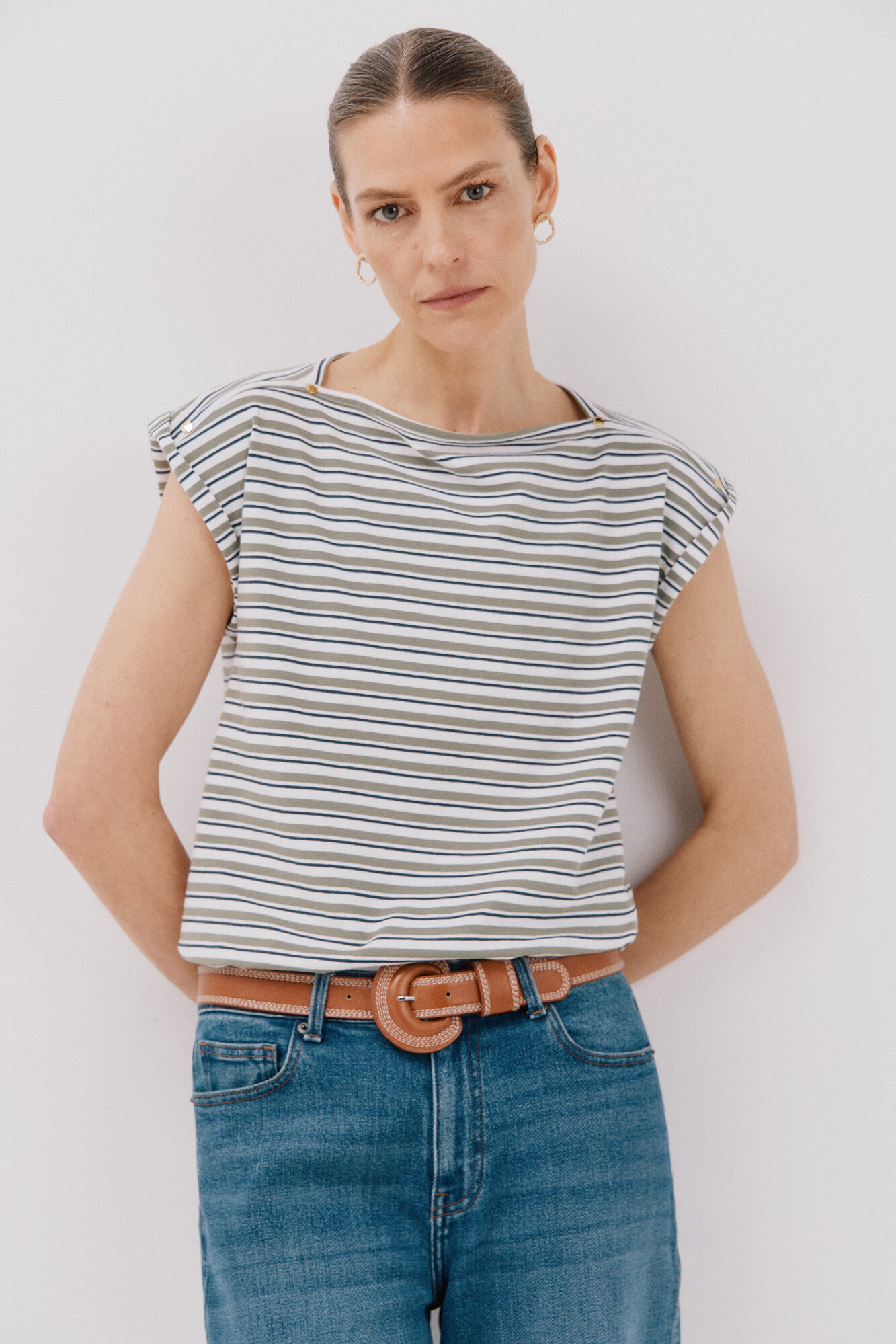 Cortefiel Camiseta b&aacute;sica mangas